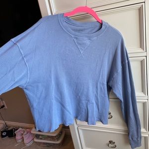 Blue brandy Melville long sleeve top